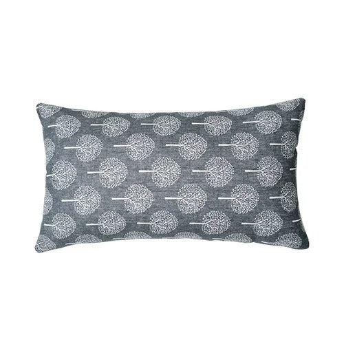 Housse de coussin en lin avec imprimé textile – Pour salon et chambre à coucher