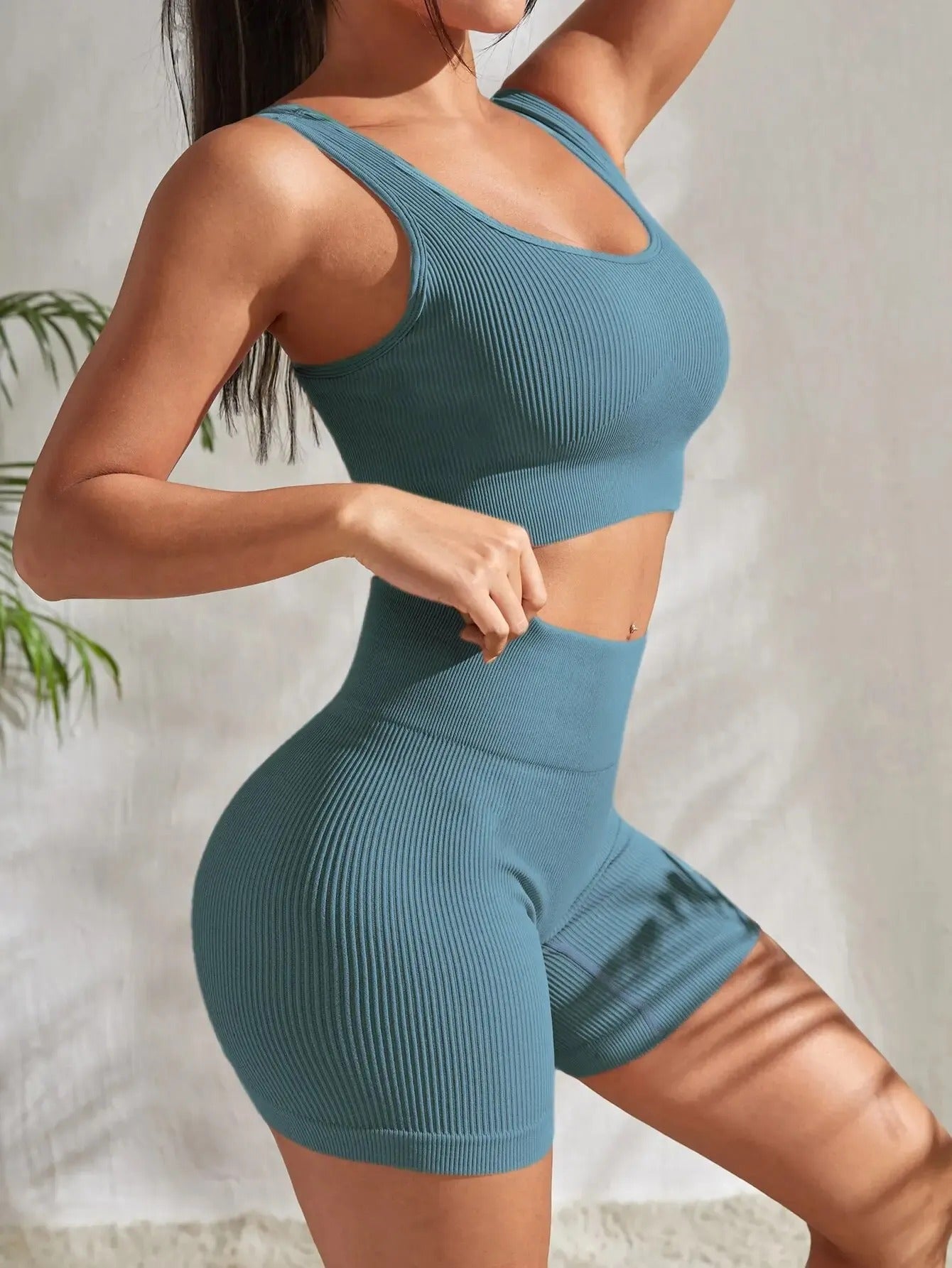 Essential Ribbed Seamless Yoga Set