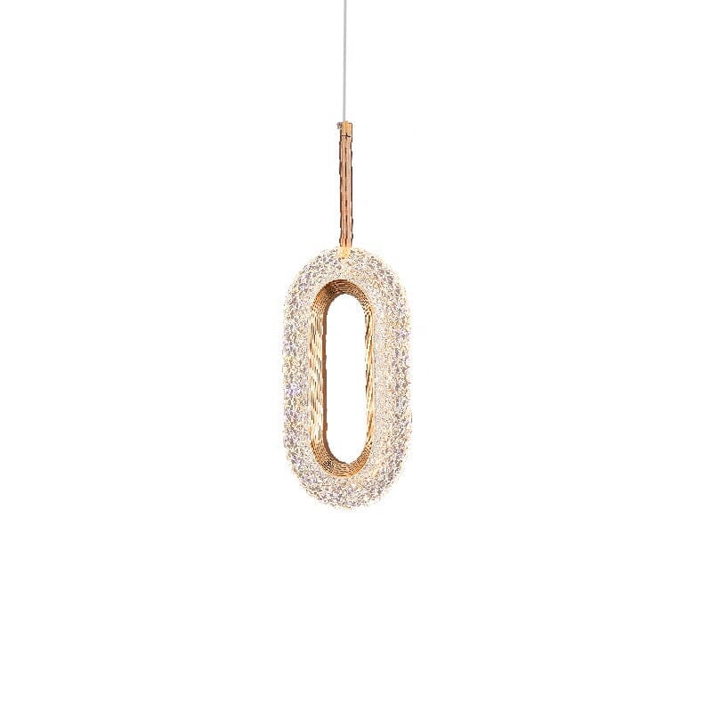 Moderne LED oval pendellampe