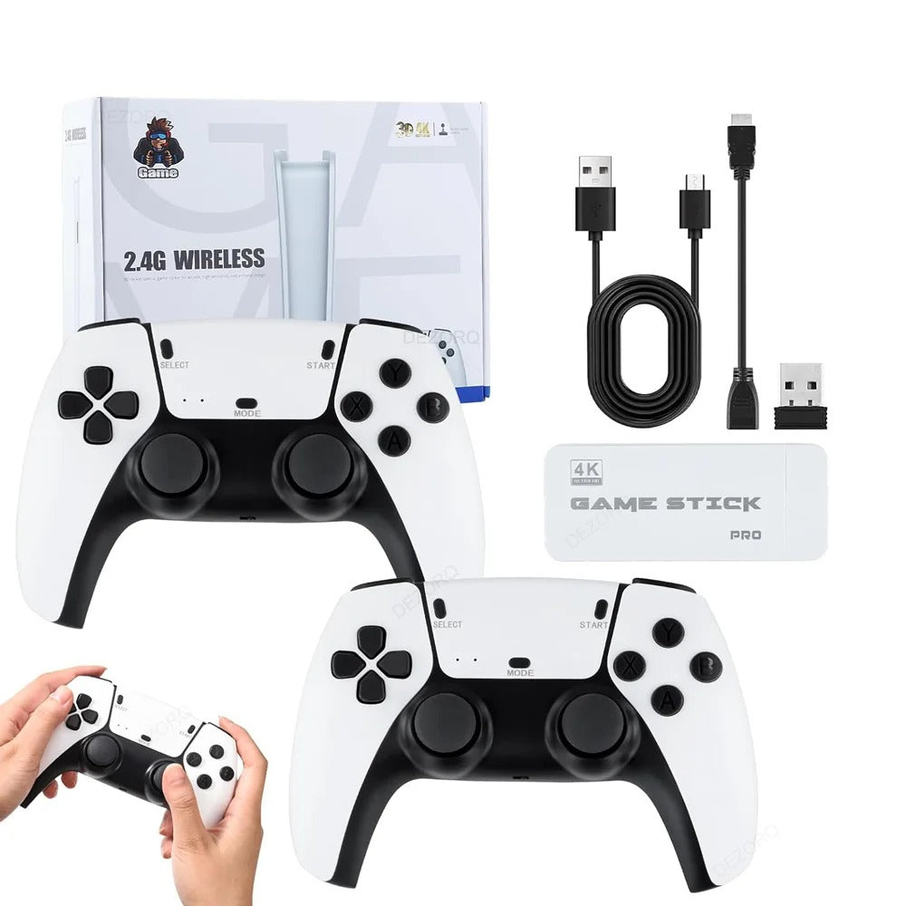 Game Stick™ 4k PRO + 2 PS5-controllere