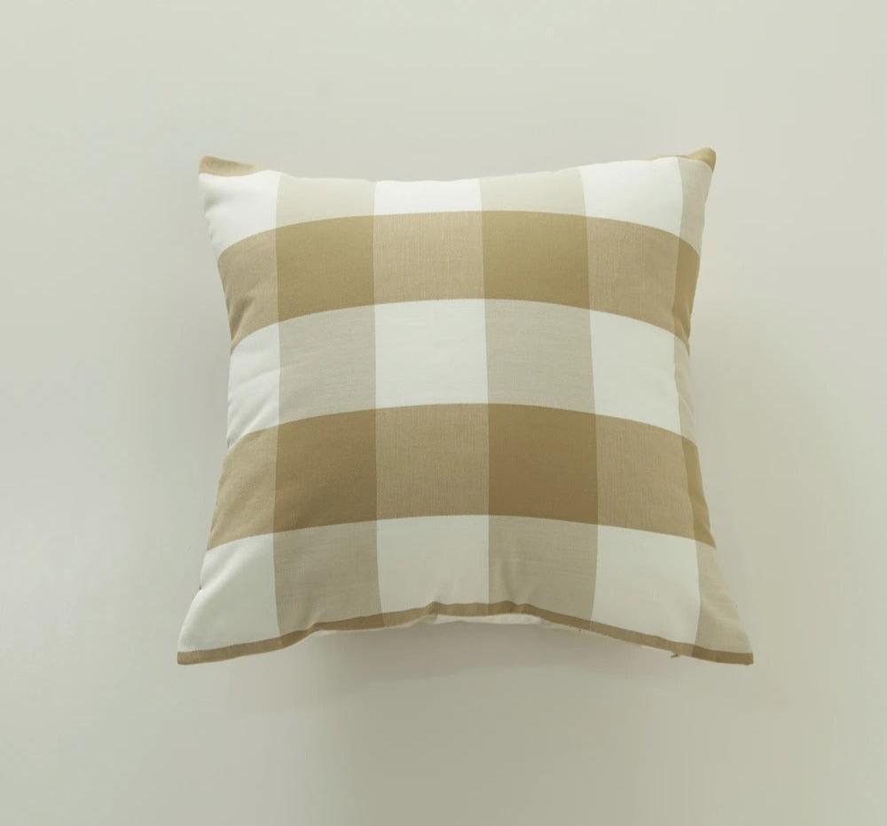 Plaid Cushion Cover – Cotton/Polyester