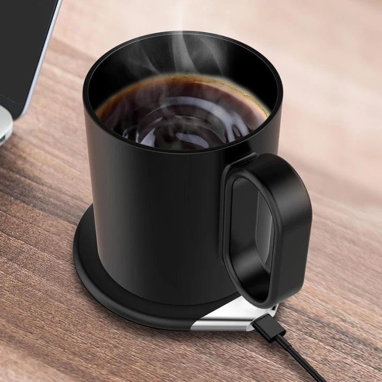 Hot Electric Mug (med trådlös telefonladdning)