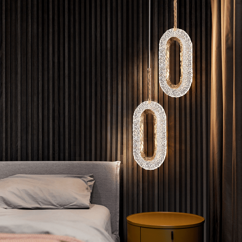 Modern LED Oval Pendellampa