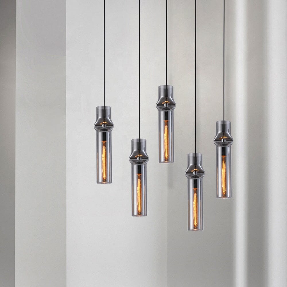 Grey Fire Pendant Lights