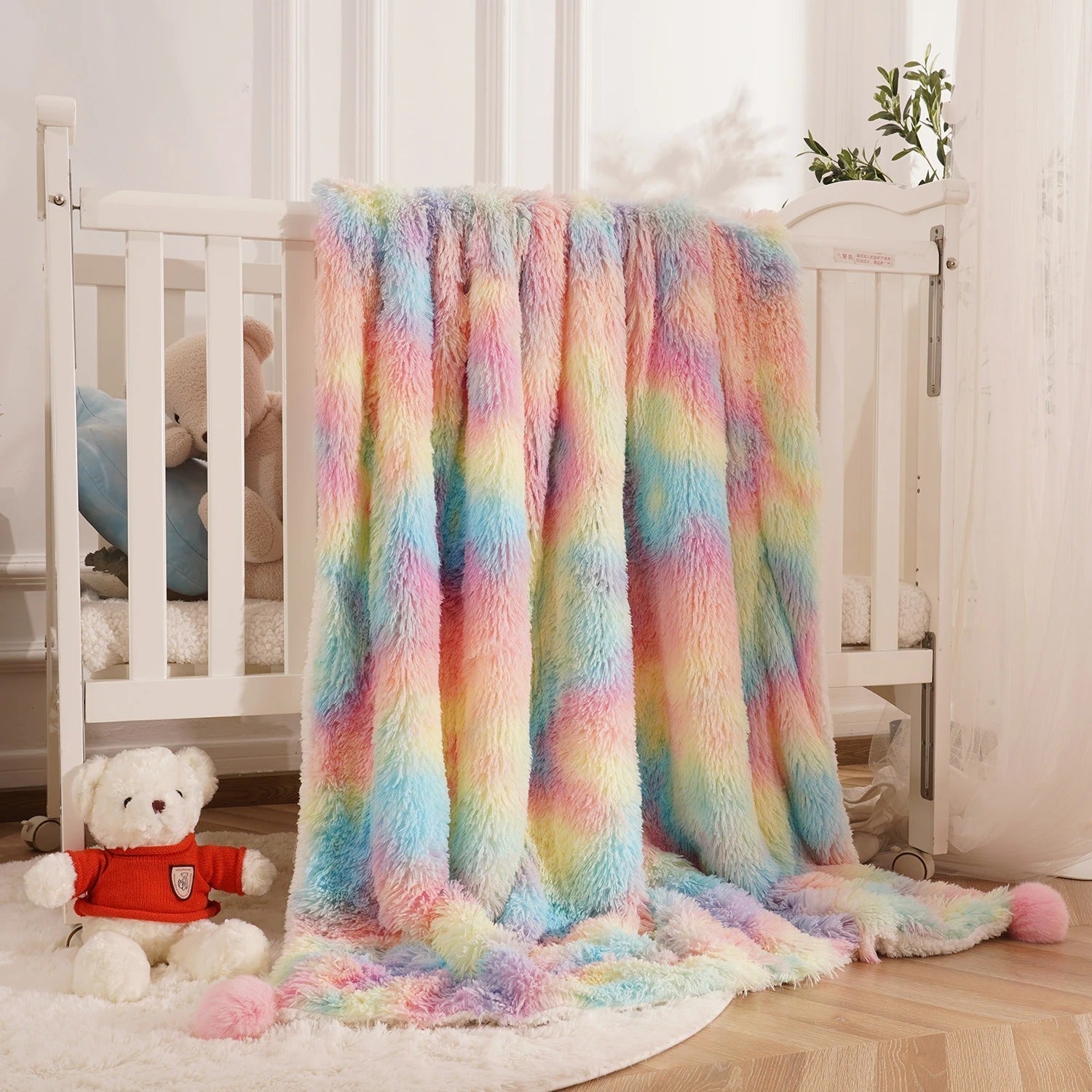 Rainbow Fluffy Pehmopeitto - Värikästä mukavuutta kaikenikäisille!