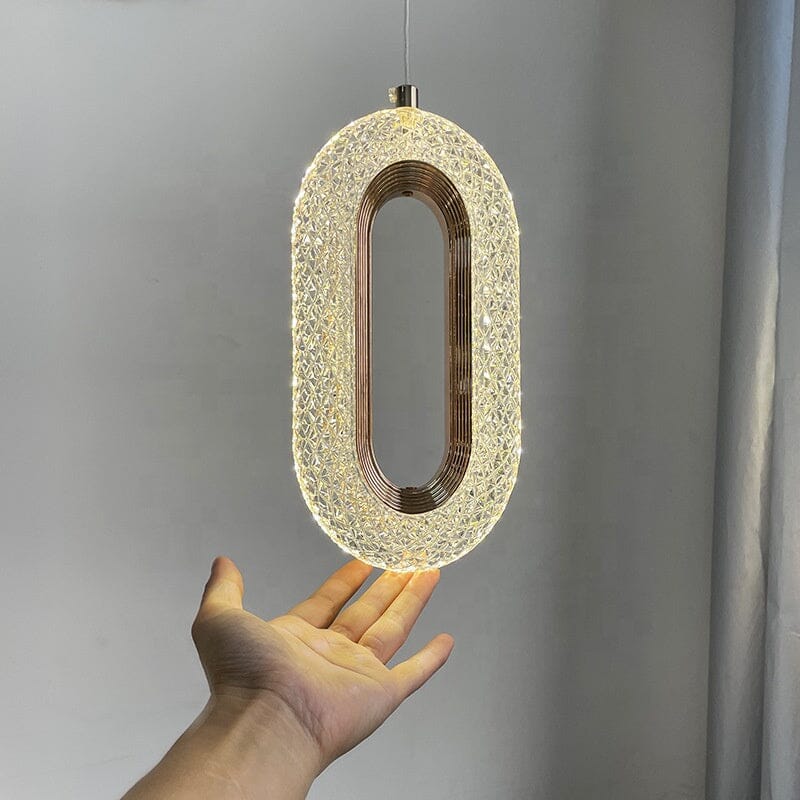 Modern LED Oval Pendellampa