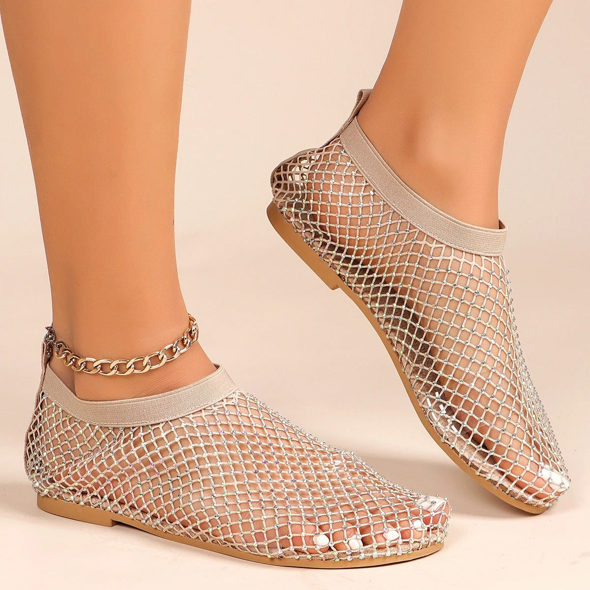 Monaco Mesh Flats Skor