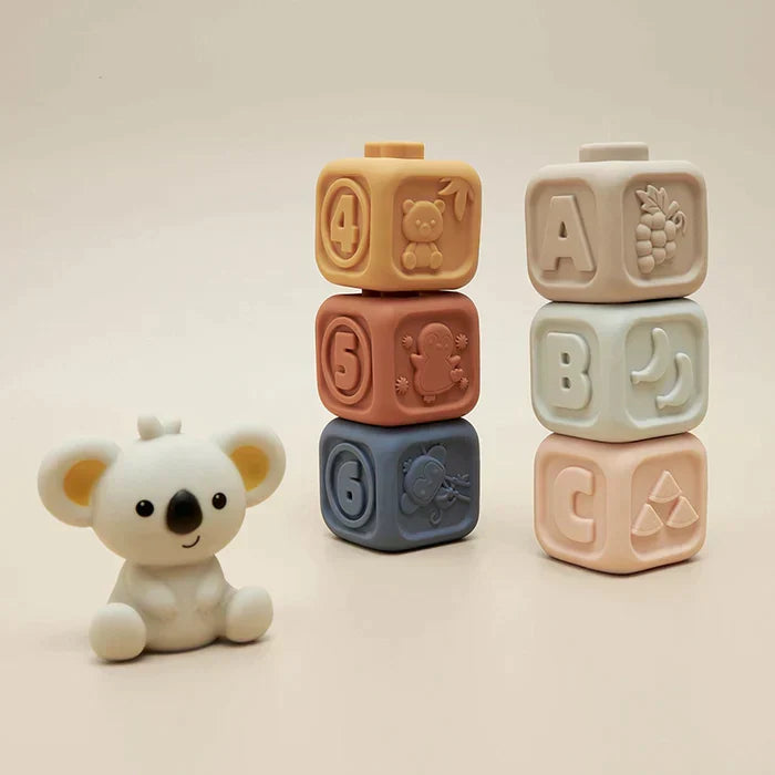 Koala Cubes™ - stacking tower - chew toys for babies