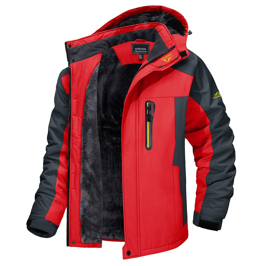 Elowin - Windbreaker and waterproof jacket: Outdoor Warm Coat