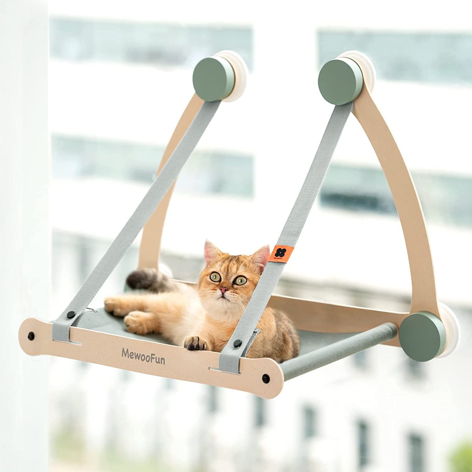 Hamac de fenêtre MeWooFun : lit pour chat suspendu