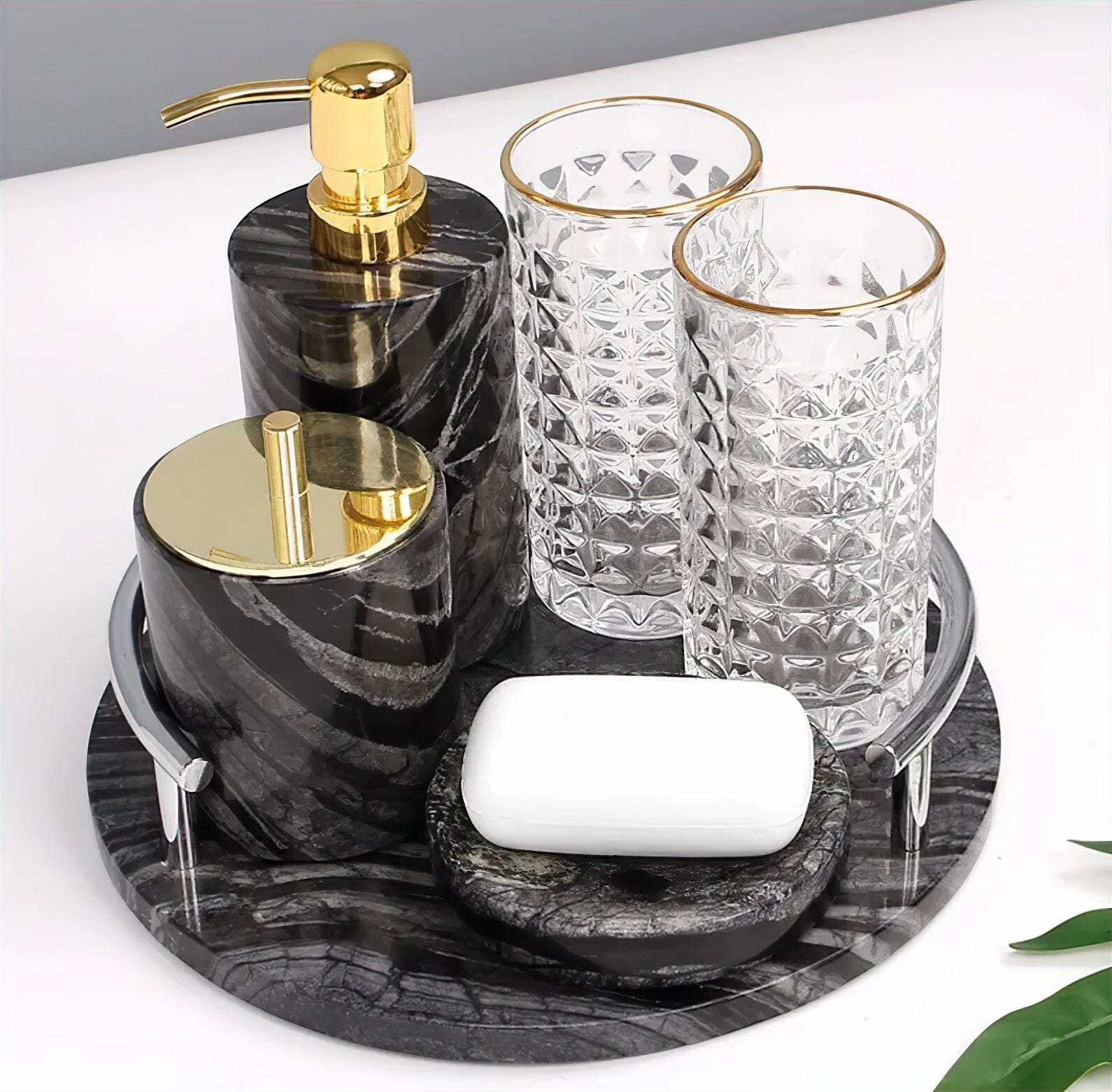 Midnight Badezimmer-Accessoires-Kollektion