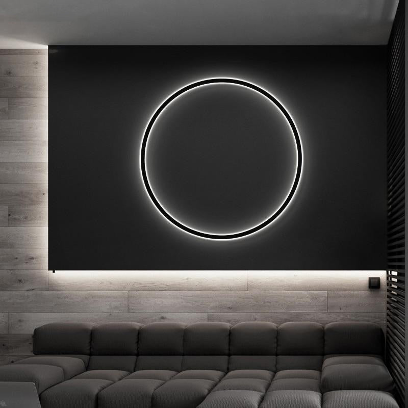 Moderne minimalistische ronde wandlamp