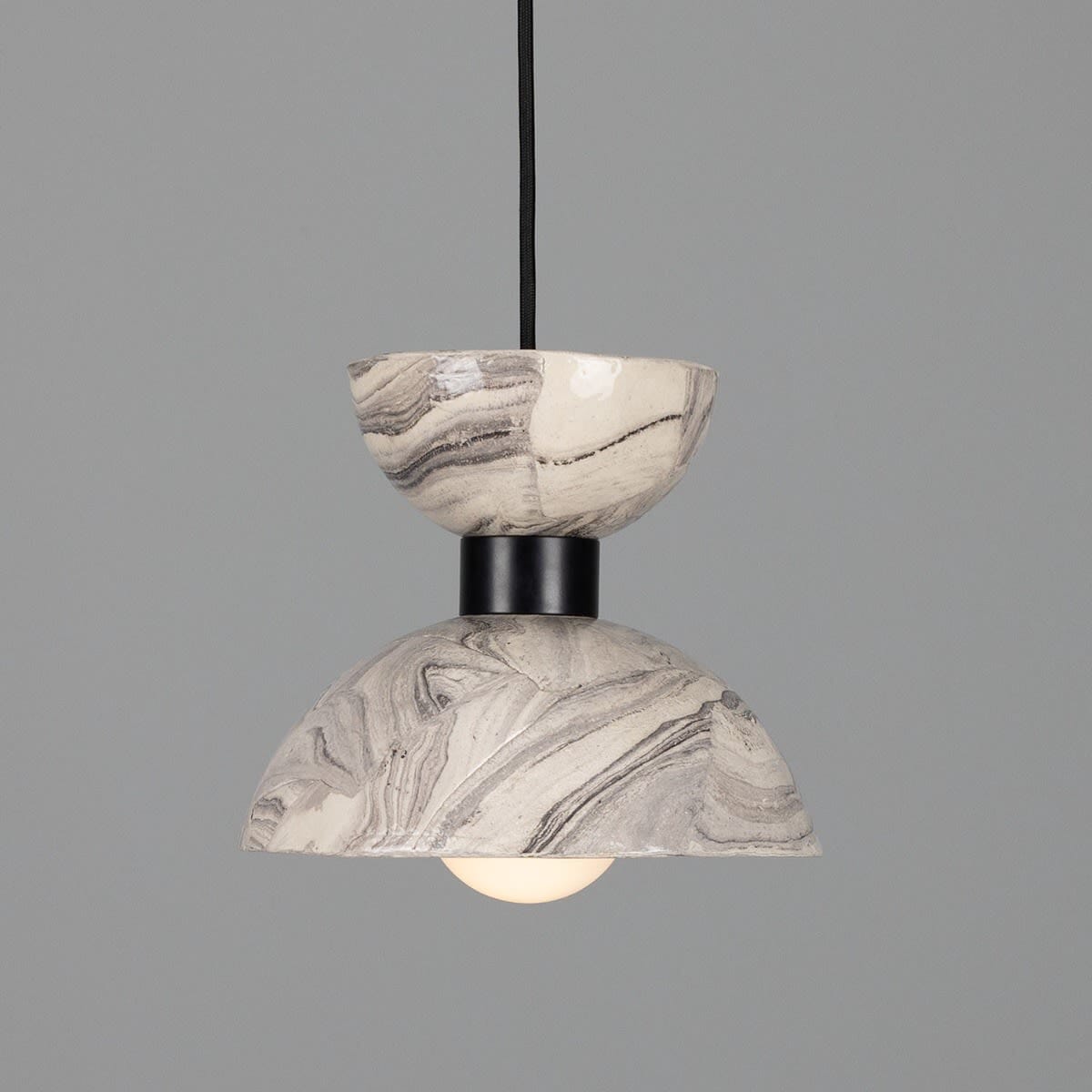 Nakaii Marmurowa Lampa Wisząca Ceramiczna 20cm