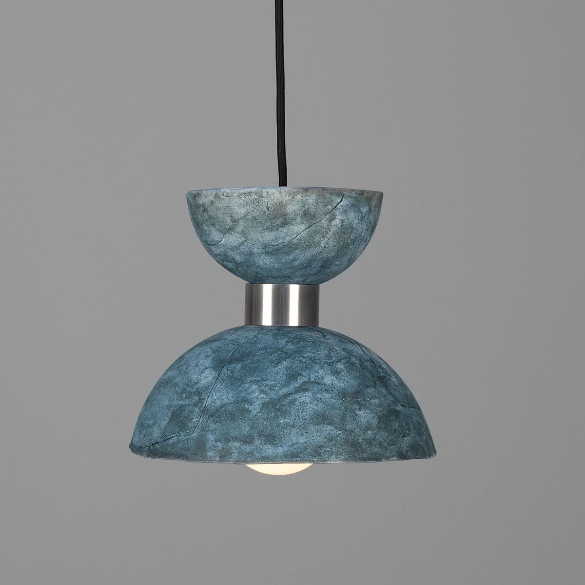 Nakaii Organic Ceramic Pendant Light 20cm, Blauwe Aarde