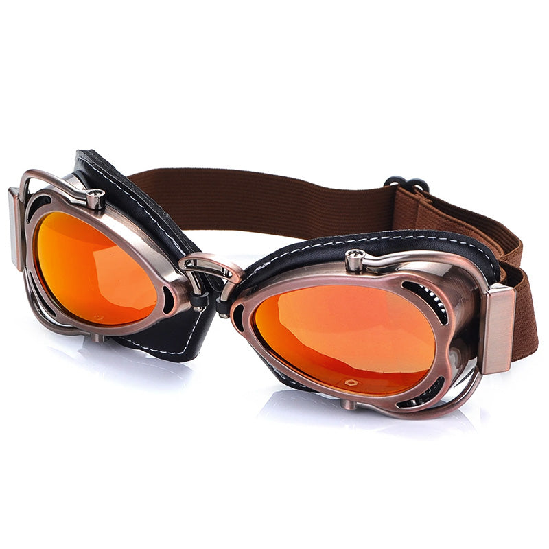 Lunettes de motard à l'ancienne