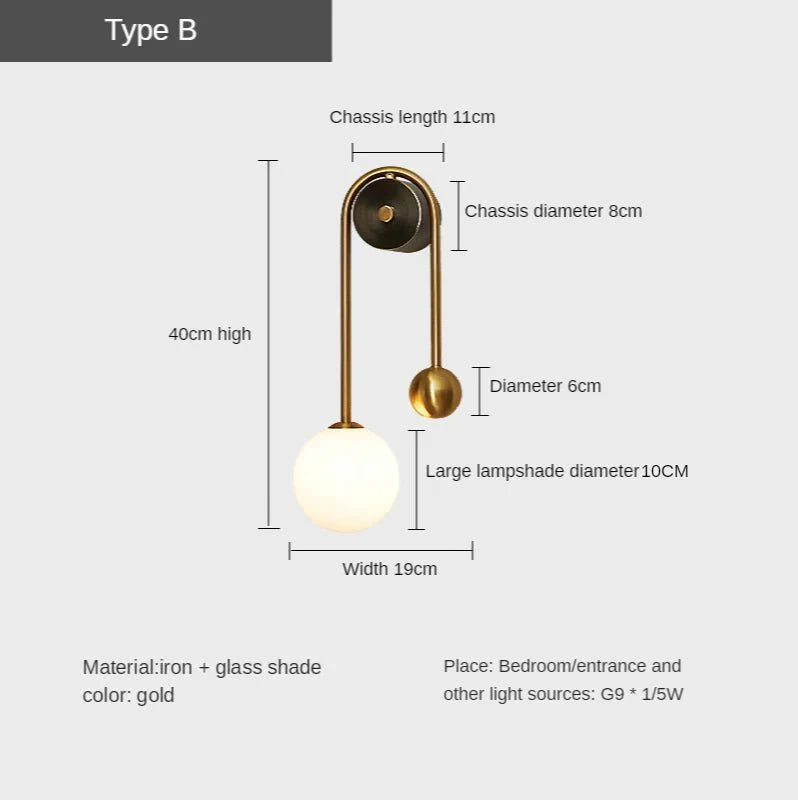 Neper Wandlamp