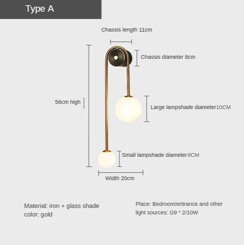 Neper Wandlamp