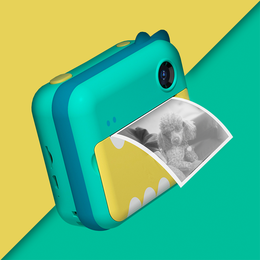 Fotocamera HD con stampa istantanea per bambini