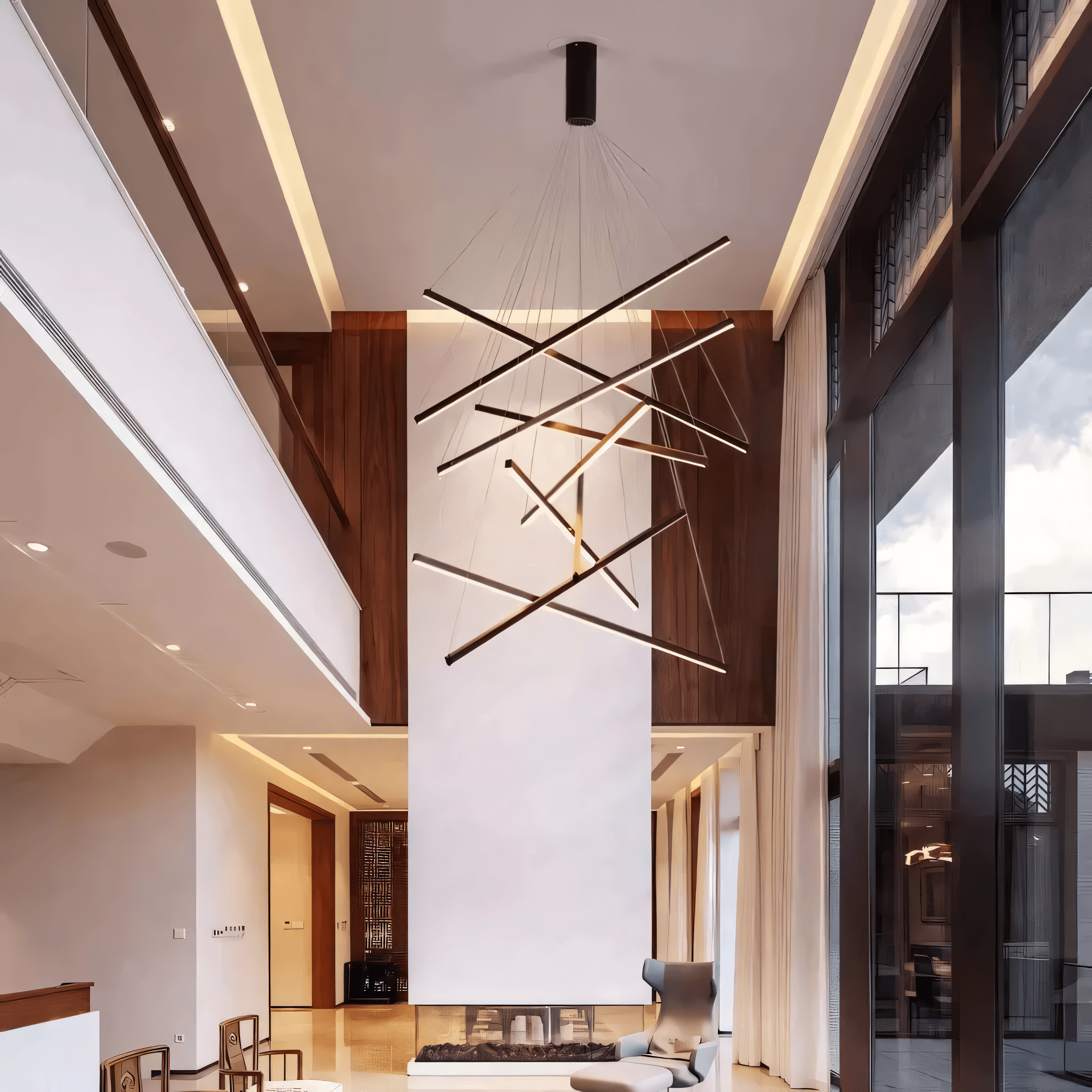 Nicodoz | Nested Bar Chandelier