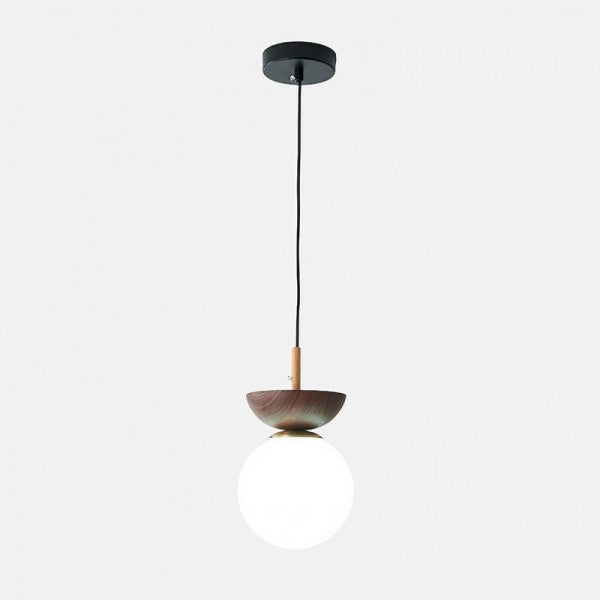 Nordic Pendel Light Tillverkad av Half-Wood