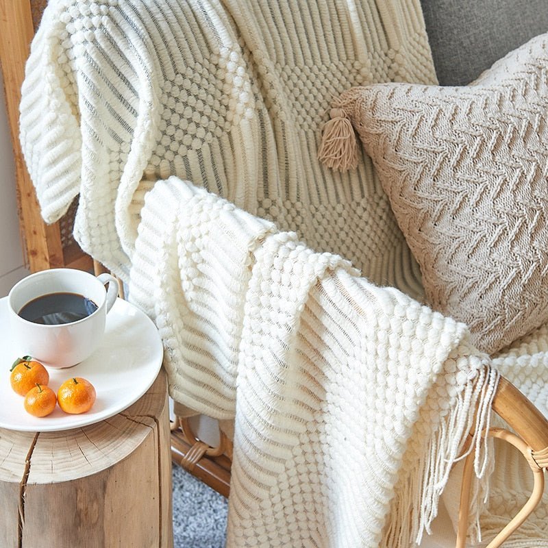 Taavita Style Sofa Knitted Blanket