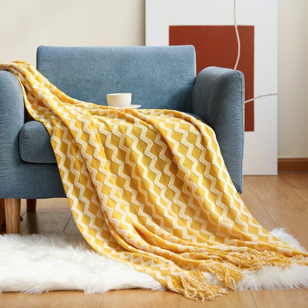 Taavita Style Sofa Knitted Blanket