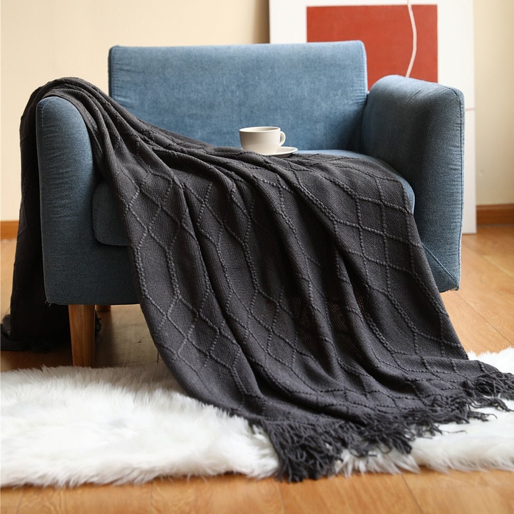 Taavita Style Sofa Knitted Blanket