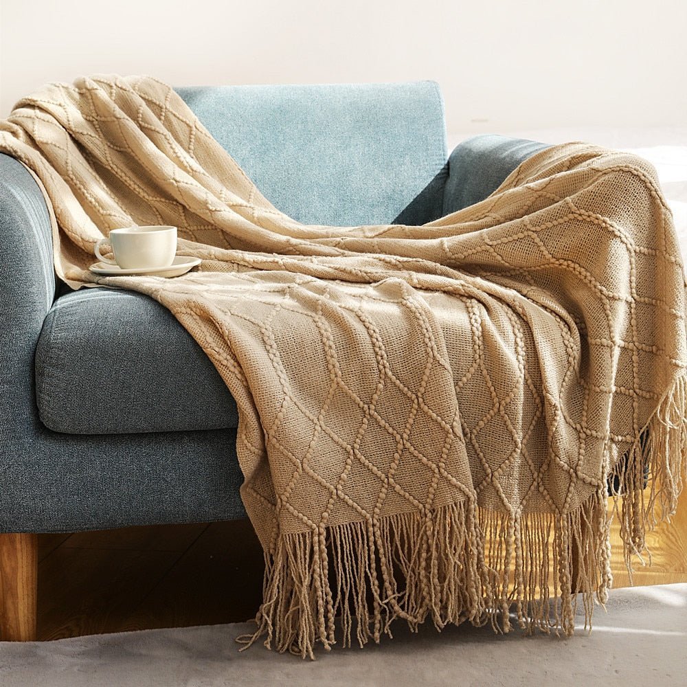 Taavita Style Sofa Knitted Blanket