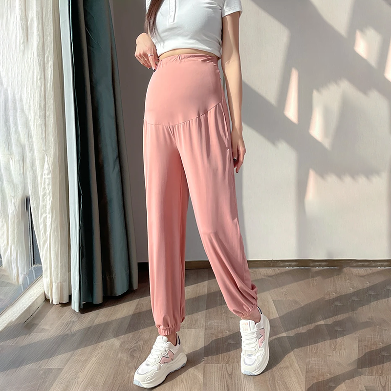 Ice Silk Maternity Sweatpants