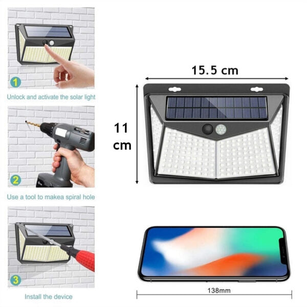 208 Luce di sicurezza a LED