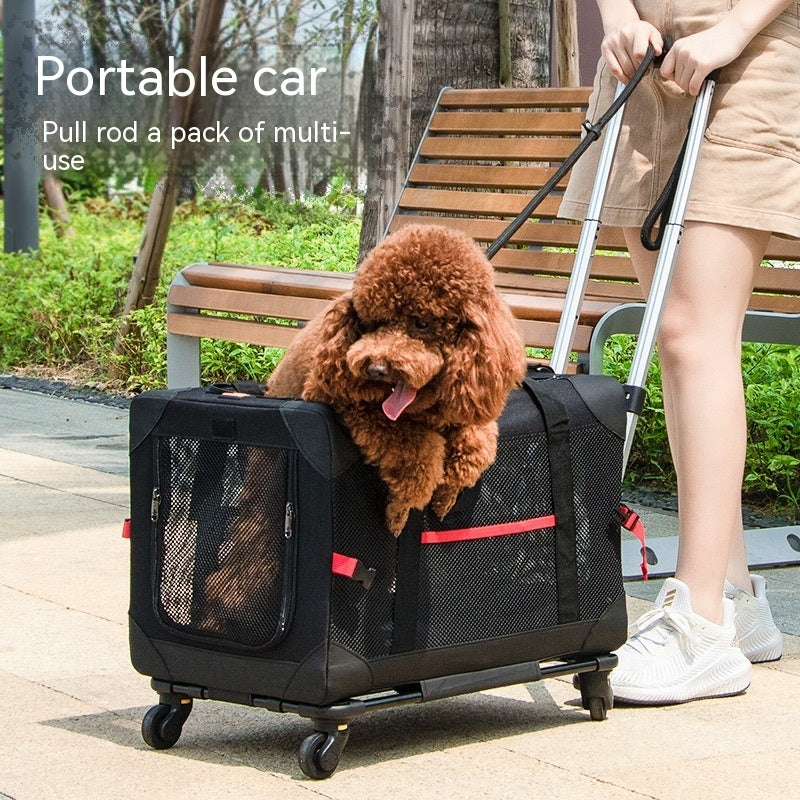 PawPal Rover - Pet Trolley Bag med bilfäste