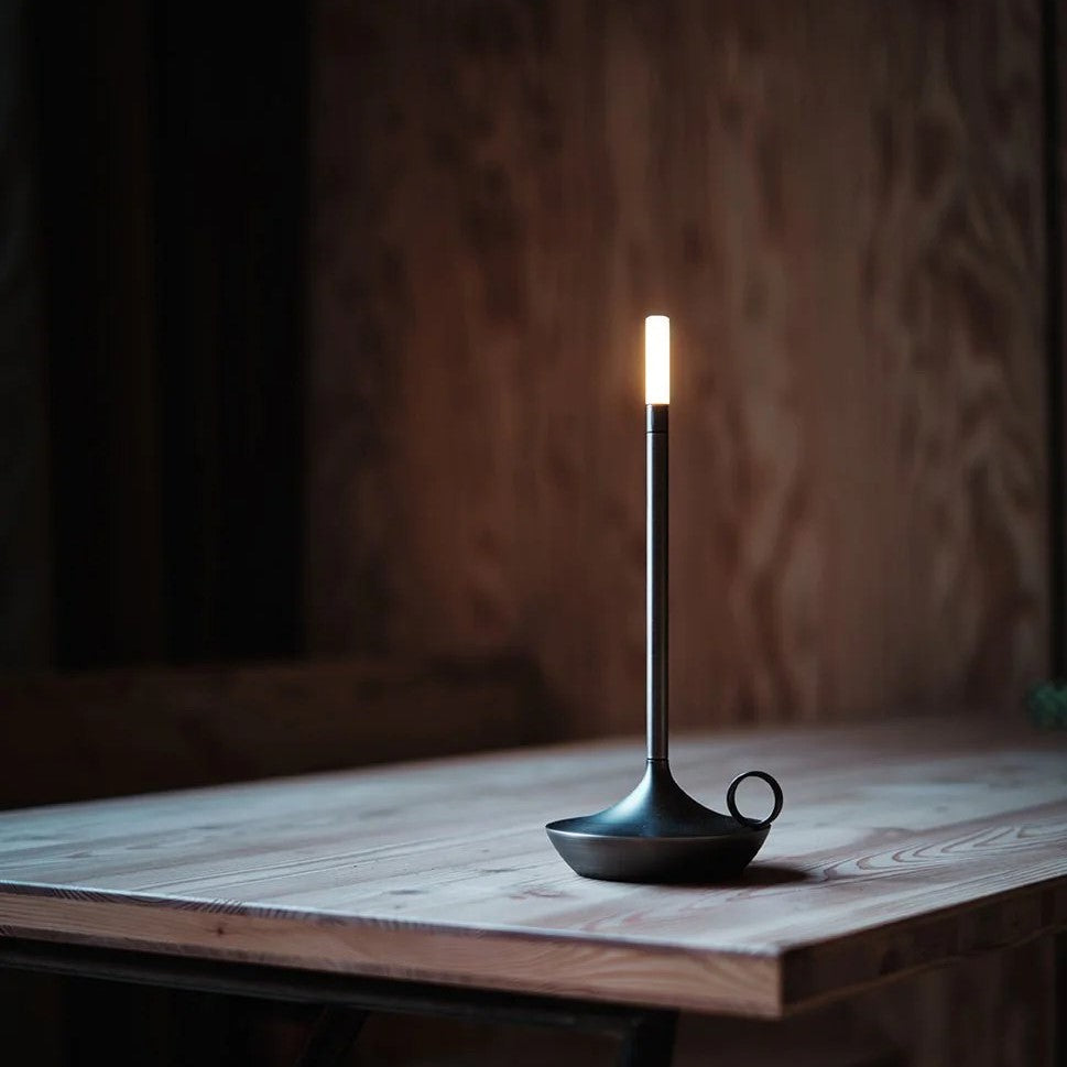 Bougeoir nordique – Lampe de table scandinave minimaliste