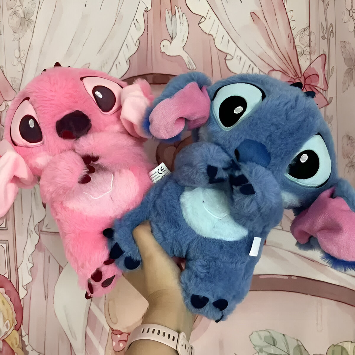 Peluche Stitch respirando