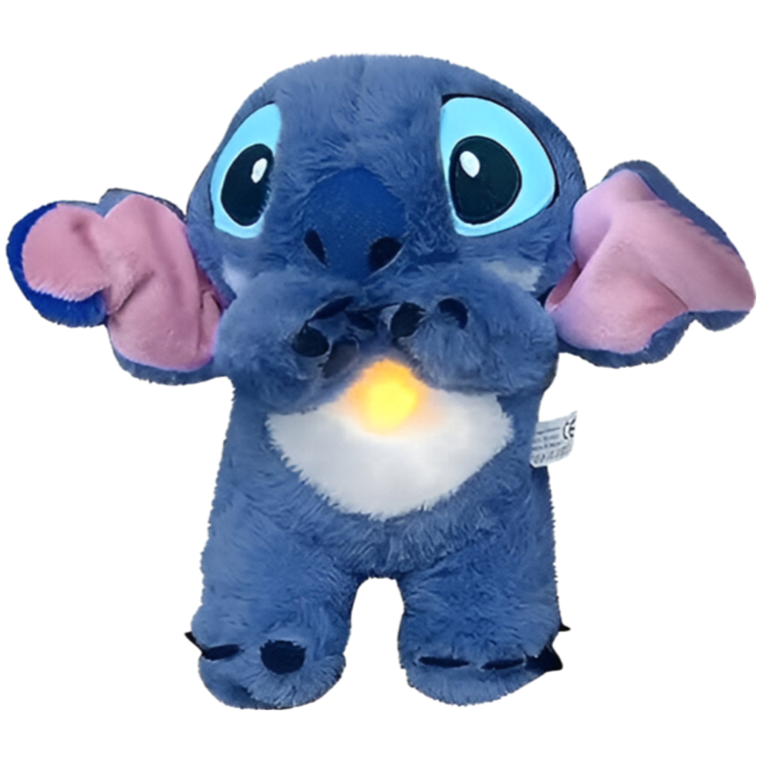 Peluche Stitch respirando