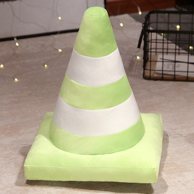 Plush 'Traffic Cone' Cosy Cushion