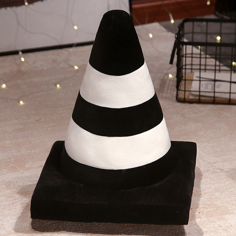 Plush 'Traffic Cone' Cosy Cushion