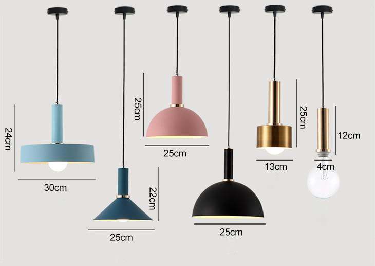 Lumina Colored Pendant Lights