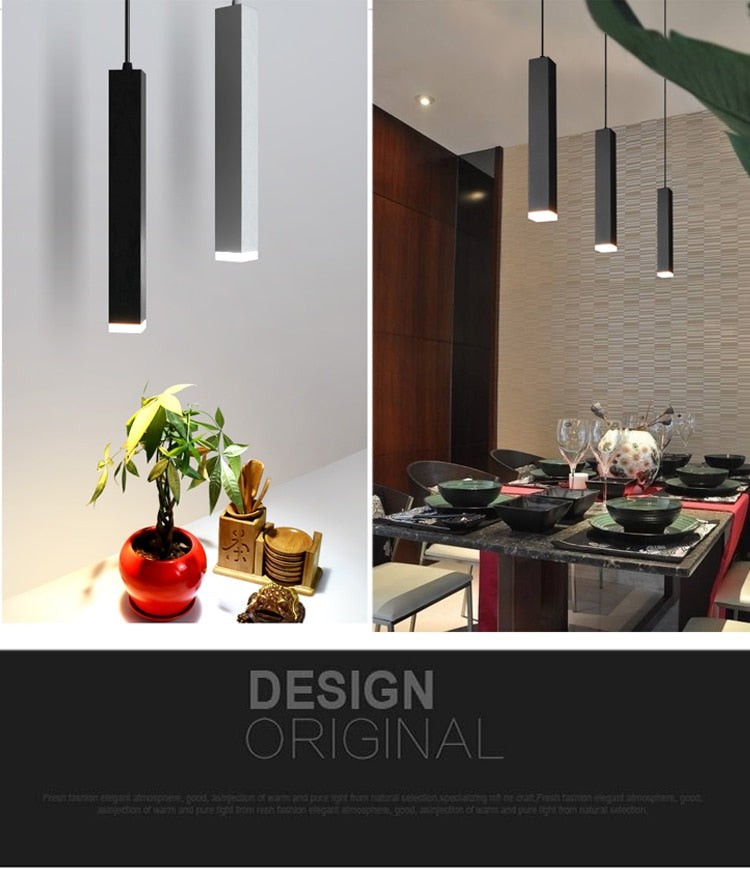 Cylinder Pipe Hanging Lights