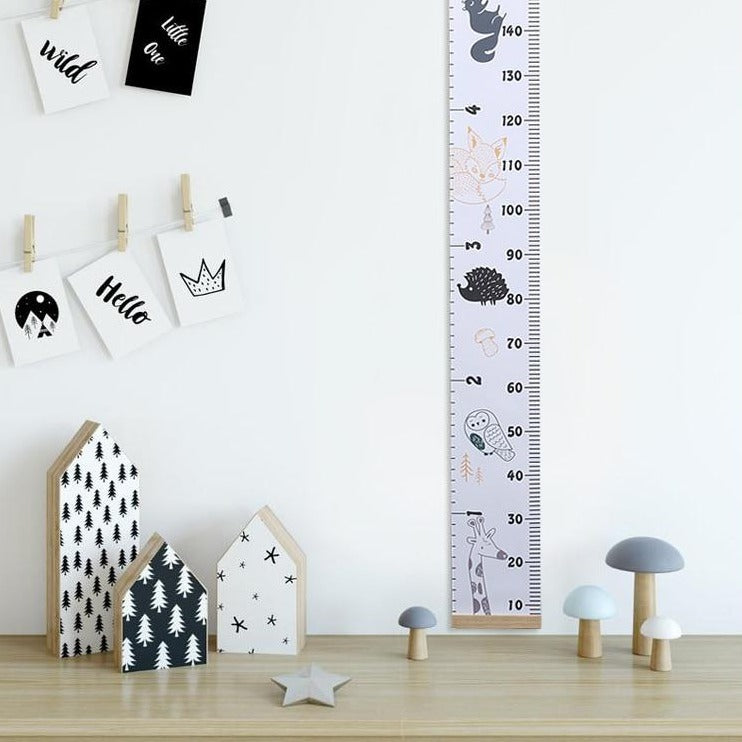 Tableau des tailles pour chambre d'enfant