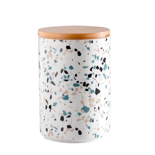 Terrazzo Storage Jars with Lid Collection