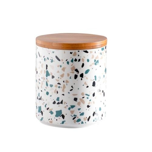 Terrazzo Storage Jars with Lid Collection