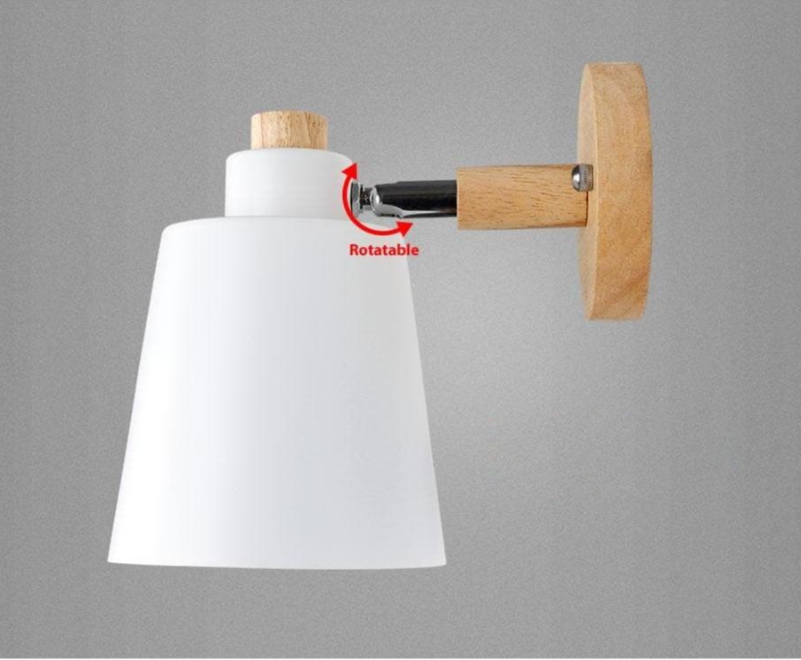 Rotating Reading Lamp with Plug