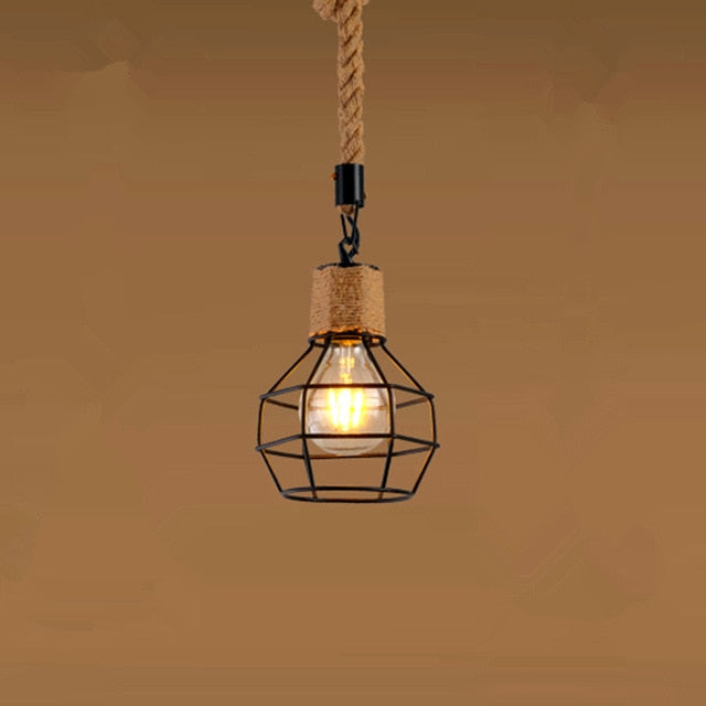 Rope Pendant Light