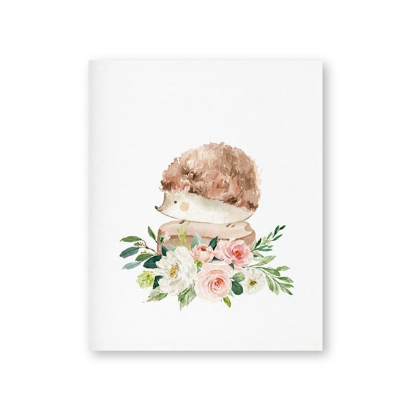 Nursery Wall Art - Floral Friends