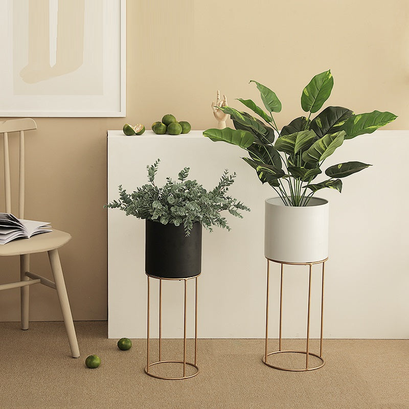 Fleur Store Plantepotter med Metal Stand