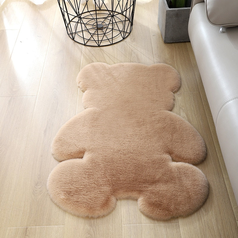 Alfombra de osito de peluche súper suave