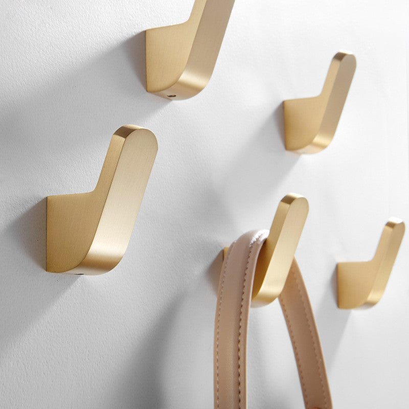 Lauren Golden Brass Robe Wall Hooks