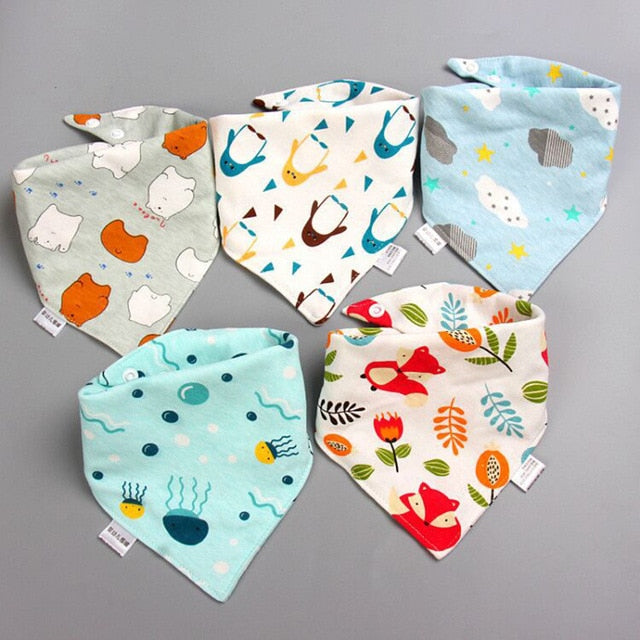 Bandana Bibs - 5 kpl pakkaus