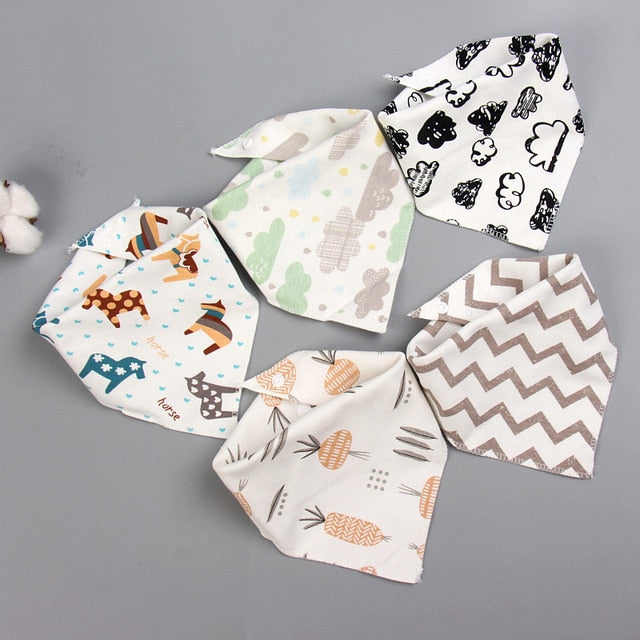 Bandana Bibs - 5 kpl pakkaus