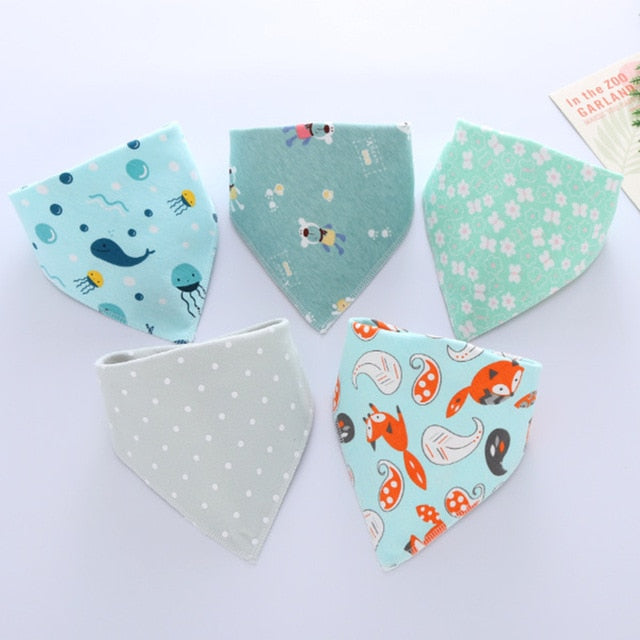 Bandana Bibs - 5 kpl pakkaus